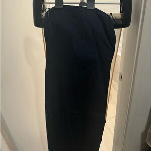 ZARA JEAN DRESS WITH SLIT IN THE BACK SO CUTE
